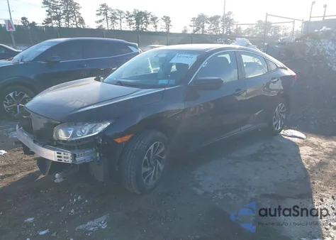 2017 Honda Civic Ex from USA, damaged, VIN 19XFC2F72HE224696